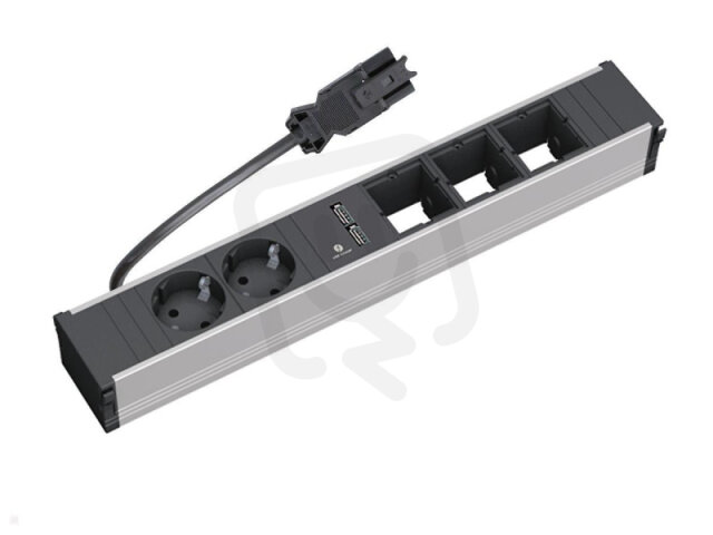 Bachman 912.0168 CONI 2xSchuko 1xUSB Charger 3xABD Strom 0,2m GST18