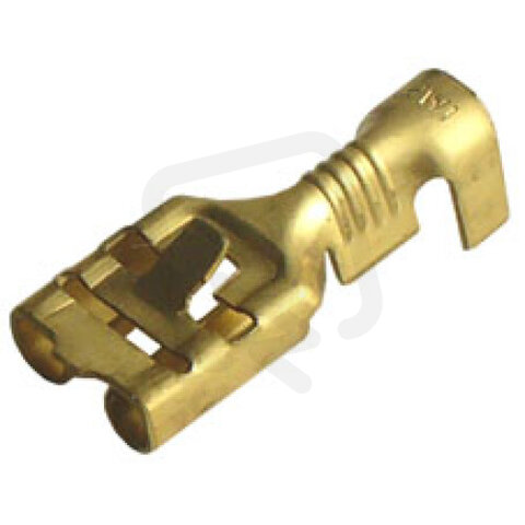 Mosazná objímka s jazýčkem 0,5-1,5mm2/rozměr 6,3x0,8mm (5000ks) MOJ 1,5-68