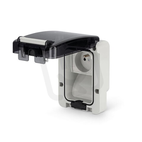PROTECTA IP66 - zásuvka jednoduchá 16A,250V, verze2 - pro montáž pod omítku