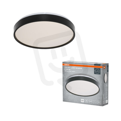 CEILING LUXO BLACK SENSOR ? 32 cm 18W 4000K IP20 BLACK OSRAM 4099854651113