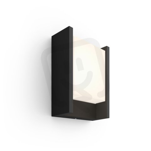 Philips Hue White Fuzo 17446/30/P7 LED venkovní nástěnné 1150lm 2700K IP44 černá