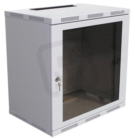 Nástěnný skládaný rozvaděč LC-15 9U 400mm RAL 7035, nedělený SOLARIX 86000043