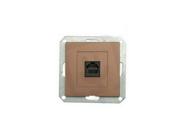 Zásuvka telefonní 6 pin PREMIUM 1 PH 6pin M-A GREENLUX GXKP347