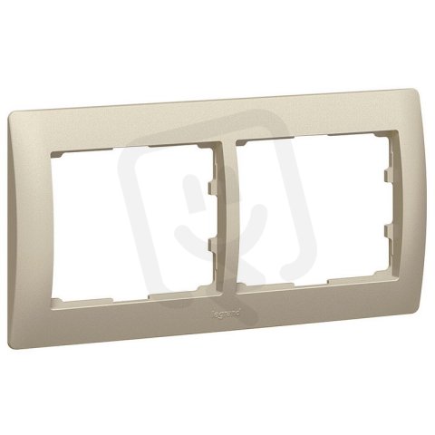 GALEA RÁMEČEK 2-NÁSOBNÝ HORIZONTÁLNÍ TITAN LEGRAND 771402