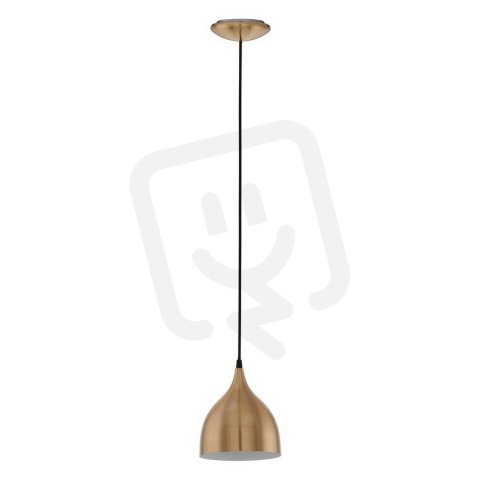 Závěsné svítidlo CORETTO 1xE27 d170 měď 60W IP20 EGLO 93836