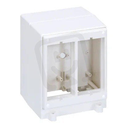 Minivěže oboustranný ST 8×K45 4×S500 čistě bílá KONTAKT SIMON 52550204-030