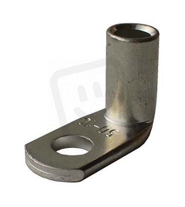 OL90R 70-M10 Oko lehčené Cu zahnuté 90° pocínované, průřez 70mm2 / M10