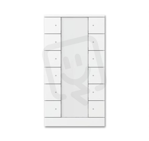 ABB KNX Tenton prvek ovládací 12násobný studio bílá SB/U12.0.1-84