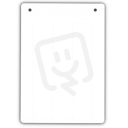 Štítek pevný lepicí KCIPA-W 18x35 bílý - bez popisu (21ks štítků) G0808713