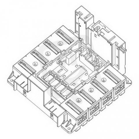 Legrand 422589 DPX3 1600 BÁZE VÝS.VER 4P ZP