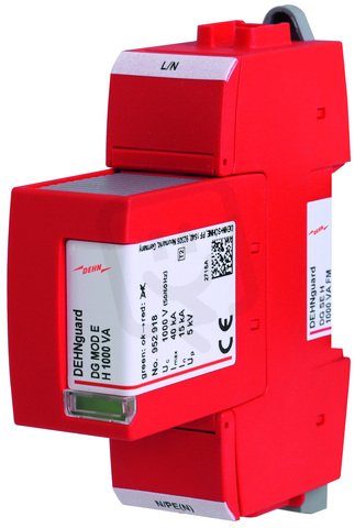 Svodič přepětí typ 2 DG SE H 1000 VA FM 1pól Uc 1000V AC Varistor + GDT