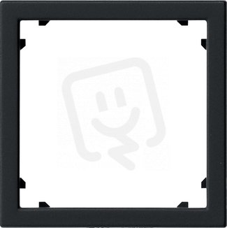 Rámeček adaptéru 45x45 čtverec System 55 černá mat GIRA 0283005