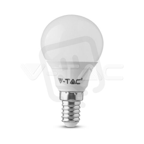 LED žárovka V-TAC 4.5W E14 P45 Plastic 3000K VT-225