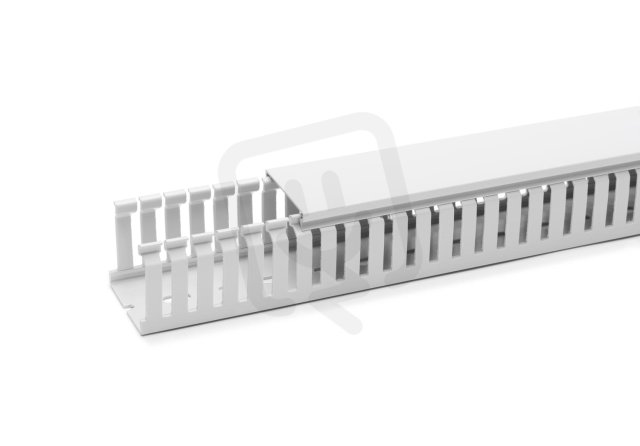 OBO HFVK 5075 lgr Propojovací kanál HF-VK bezhalogenový 50x75x2000 světle šedá