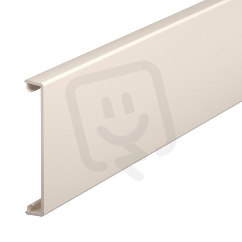 OBO GK-OTGCW Víko pro kanál Rapid 80 80x2000mm krémová bílá Polyvinylchlorid PVC