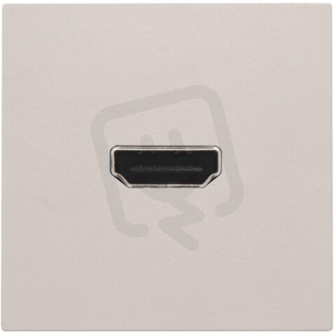 Zásuvka HDMI-HDMI-LIGHT GREY NIKO 102-69417