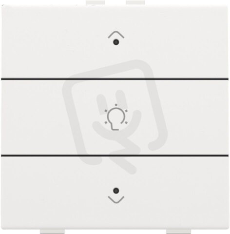 NHC 3násobný ovladač+LED 1x stmívání -WHITE COATED NIKO 154-52043