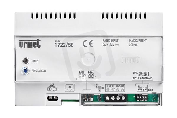 Modul pro přesměrování hovorů pro soupravy 1722 URMET 1722/58A