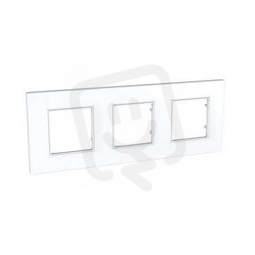 Unica Quadro Krycí rámeček trojnásobný, Polar SCHNEIDER MGU2.706.18
