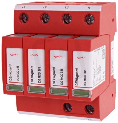 Svodič přepětí DEHNguard M 4-pólový pro TN-S systémy 952404