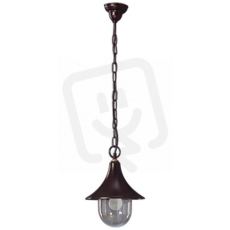 Závěsné svítidlo Diana závěs hnědá antika 60W IP23 E27 COMPOLUX 916201/50