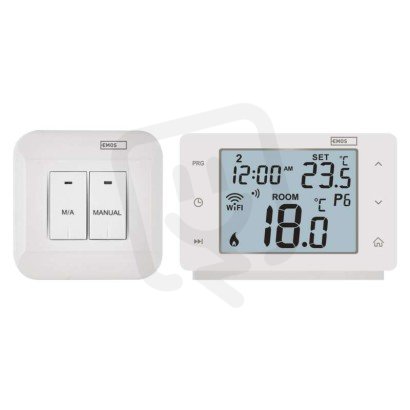 Pokojový programovatelný bezdrátový WiFi GoSmart termostat P56211 EMOS P56211