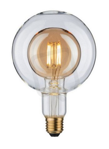 LED Inner Shape Globe G125 4 W zlatá E27 2.700K teplá bílá PAULMANN 28765