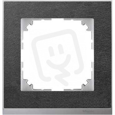 Merten Rámeček jednonásobný M-Pure Decor, Slate/Aluminium SCHNEIDER MTN4010-3669