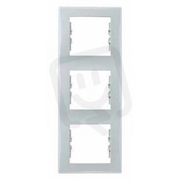 Sedna Rámeček trojnásobný vertikální, Grey SCHNEIDER SDN5801333
