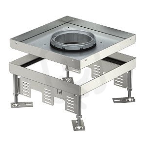 OBO RKFN2 9 VS 20 Čtvercová kazeta pro tubus 243x243mm Nerez ocel