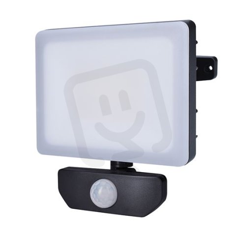 LED reflektor Quick se sensorem 30W 2550lm 4000K IP44 černý SOLIGHT WM-30WS-Q