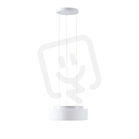 Závěsné LED svítidlo se skleněným stínidlem ERIS LE2 18W IP40 DALI 3K bílá
