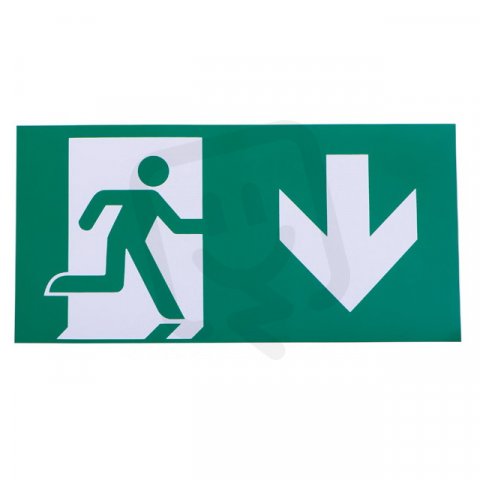 Evakuační značka EXIT PICTO-DOWN2-N 24683 Kanlux starý kód 07417