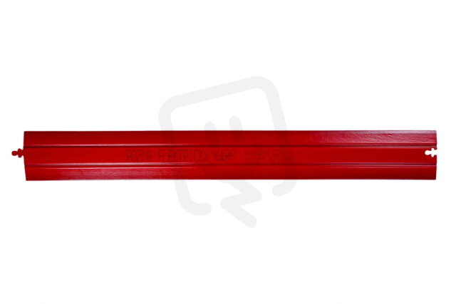 Kabelová krycí deska DEKAB 125/4 mm PE červená CWS 002201V