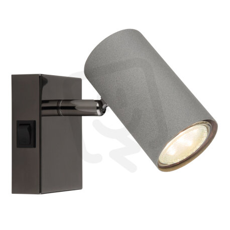 Nástěnné svítidlo ROBBY černý chrom 1x25W GU10 IP20 GLOBO 57911-1S