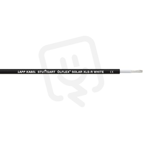 Solární kabel ÖLFLEX SOLAR XLSR 1X6 WH/BKBU LAPP 0023397