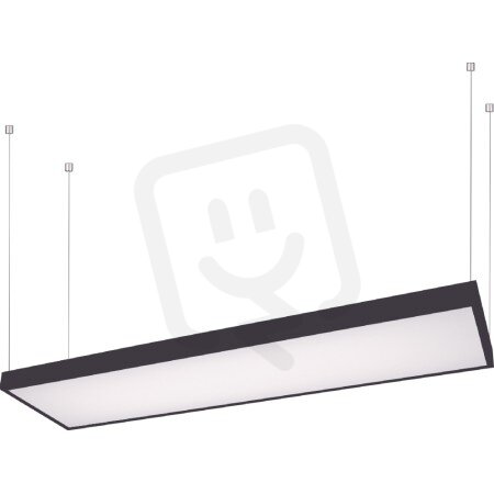 Závěsné svítidlo Quatro panel S 1200x300 závěs černá 60W IP20 LED 4000K