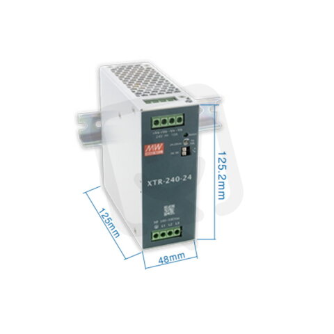 Zdroj na DIN 180W 12V MEAN WELL XTR-240-12LA