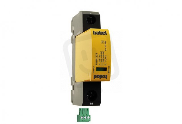 Svodič rázového přepětí PIIIM-275 DS Vseries SPD typ 2 HAKEL 27005