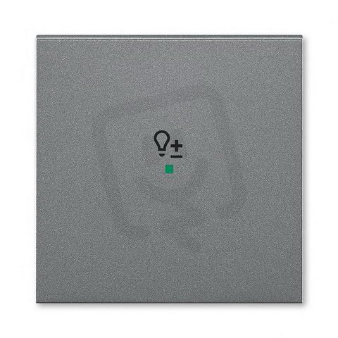 ABB Levit M Kryt 1násobný symbol stmívání ocelová 6220H-A01004 69