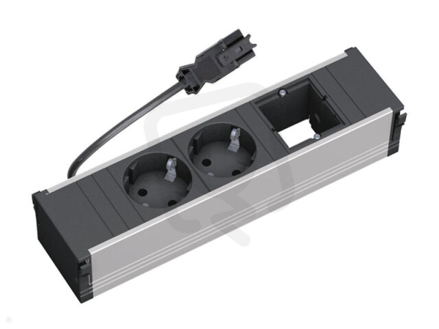 Bachman 912.003 CONI 2xCEE7/3 1xModule Line 0,2m GST18