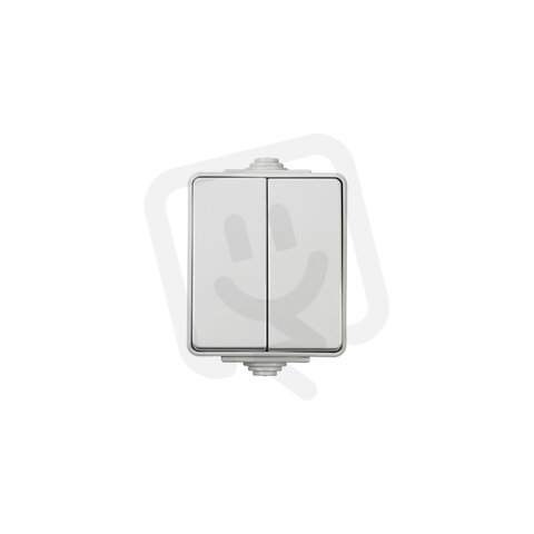 Spínač č. 5 lustrový TEKNO IP65GR 2G1W KANLUX 39227
