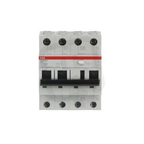 DS203NC-C25/A30 kombinace jistič/chránič 3P+N 25A 30mA C A ABB 2CSR256140R1254