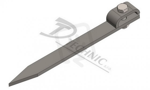 PV 06 Cu Podpěra vedení do dřeva - špička - L=300 mm DT TECHNIC 300070