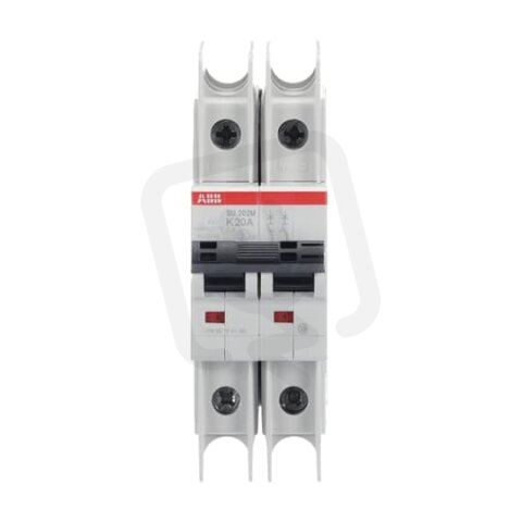 ABB SU202M-K20 jistič char. K 10kA 20A 2P  dle UL489 a CSA 22.2 No. 5