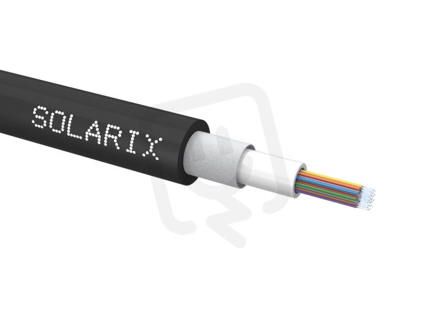 Univerzální kabel CLT 24vl 50/125 LSOH Eca OM3 černý SOLARIX 70294243