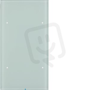 Dotykový sensor 2-násobný komfort R.3 sklo, bílá BERKER 75142850