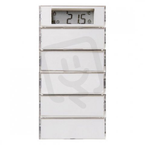 Tlačítkový senzor 5-násobné s termostatem S.1/B.x krémová/bílá BERKER 75665780