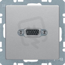 Zásuvka VGA, Q.x, stříbrná sametová BERKER 3315406084