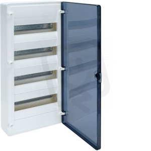 Hager VS412TS Rozvodnice násť. golf,IP40,4-řadá,48 mod,transp. dvířka